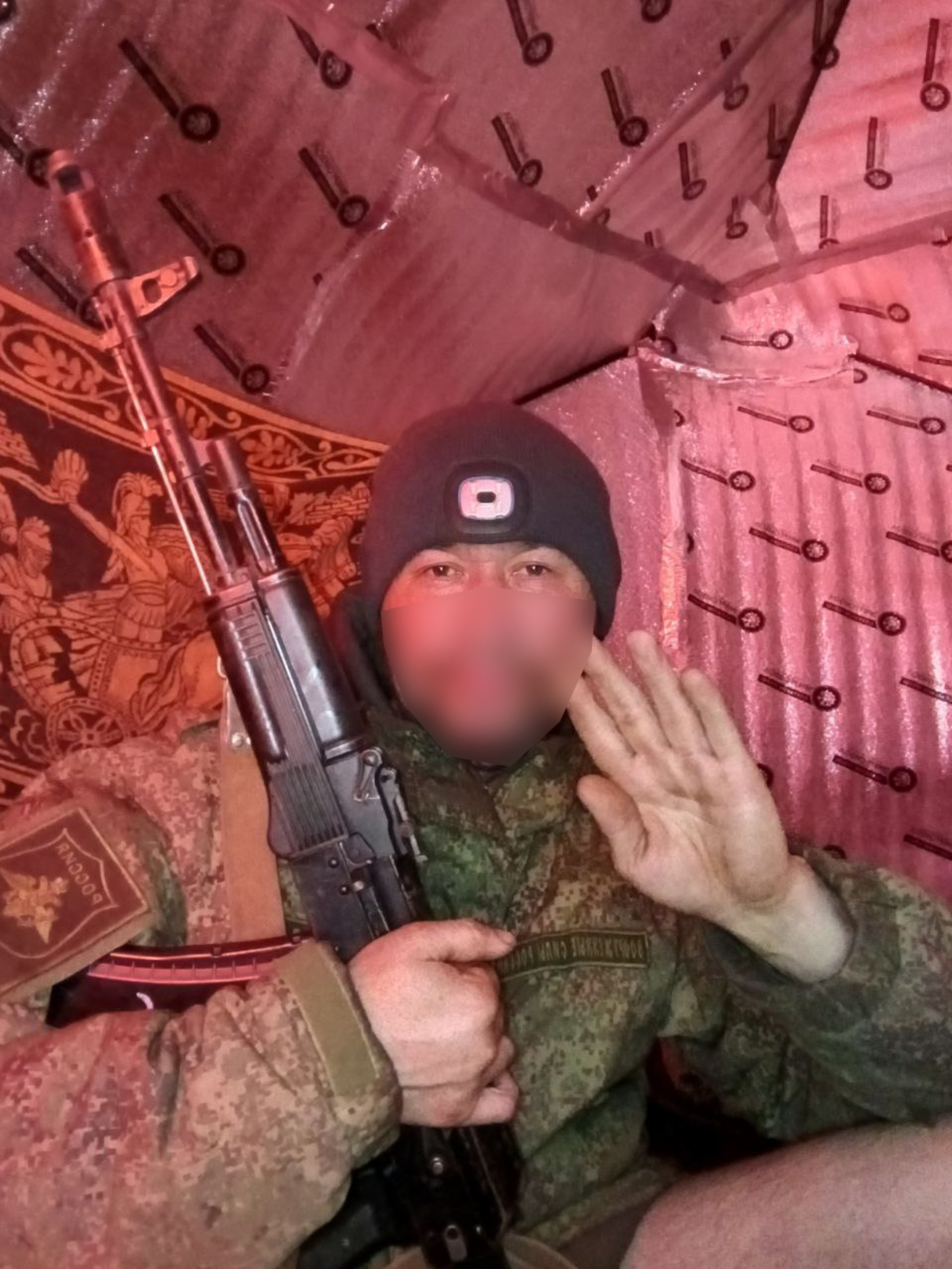 Доброволец Джан из Куюргазинского района Башкирии на передовой с первых дней