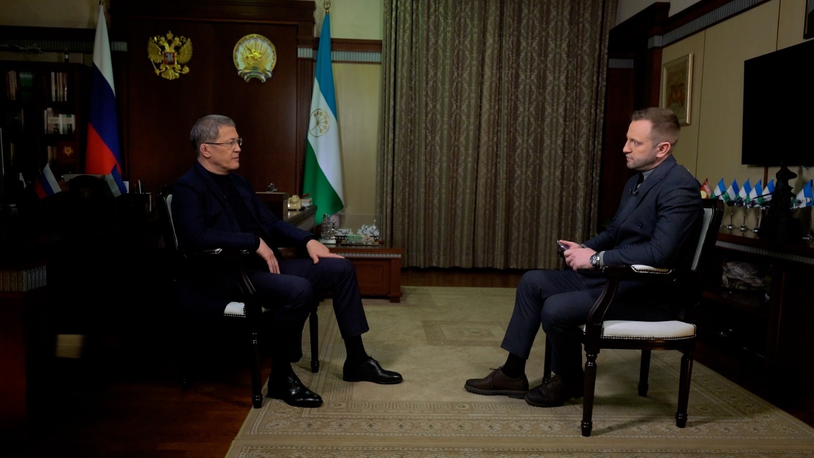 Глава Башкирии Радий Хабиров в канун своего юбилея дал эксклюзивное интервью телеканалу БСТ