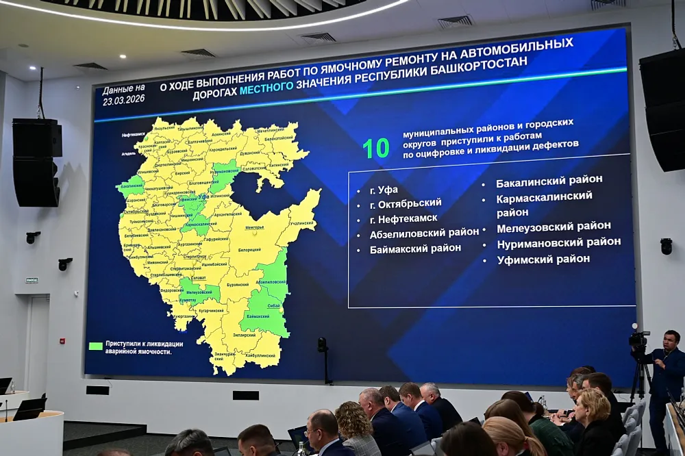 Ямочный ремонт дорог Башкирии к 1 июня будет завершен