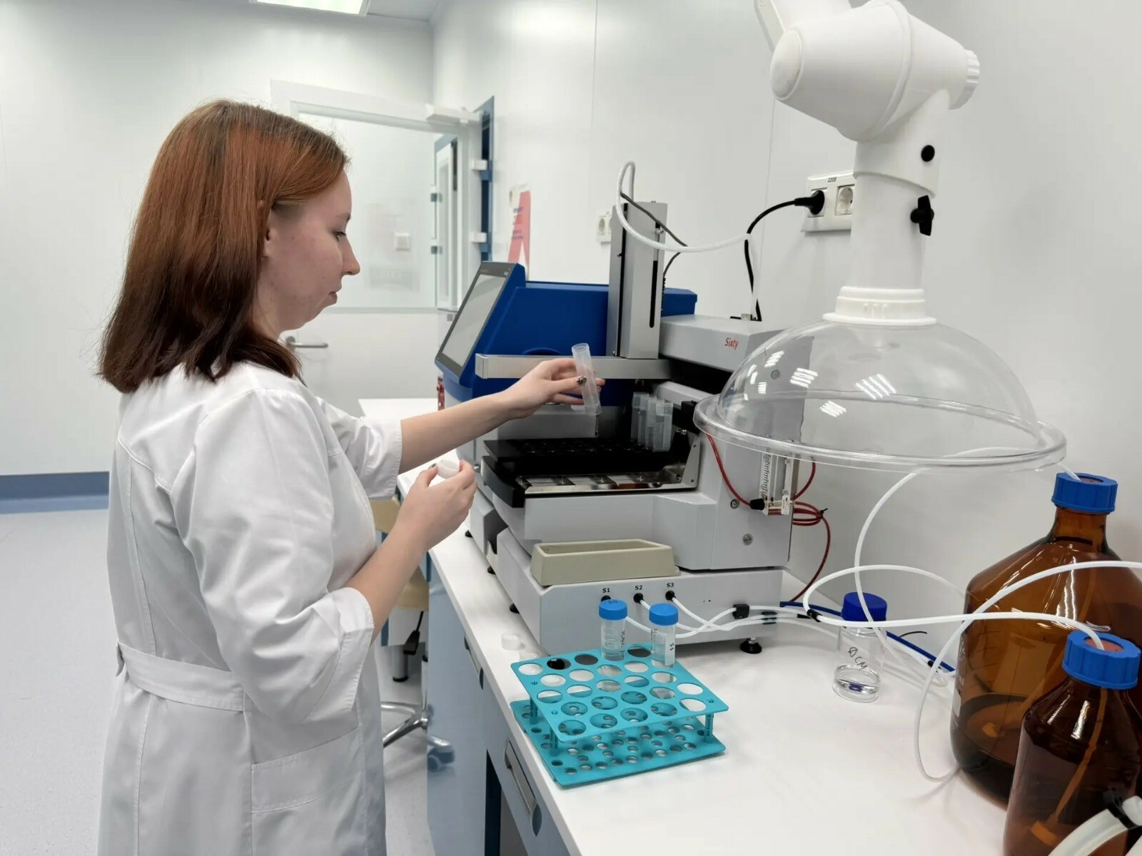 В лаборатории молекулярных гибридов БГМУ разрабатывают пептиды и биоконъюгаты