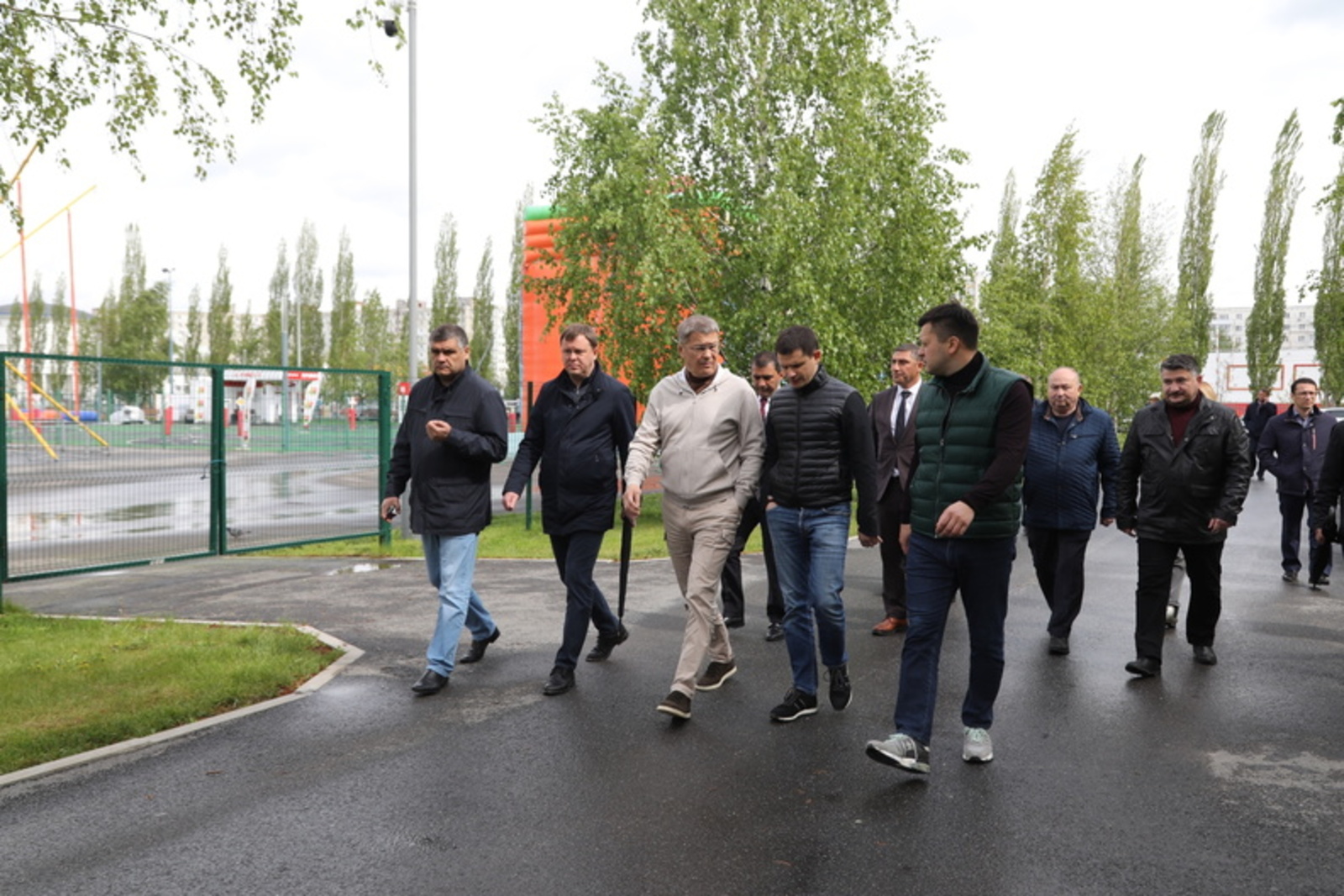 В башкирском поселке Буздяк завершено обновление парковой зоны