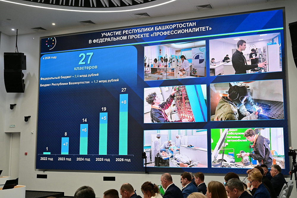 В Башкирии  создадут восемь новых образовательно-производственных кластеров