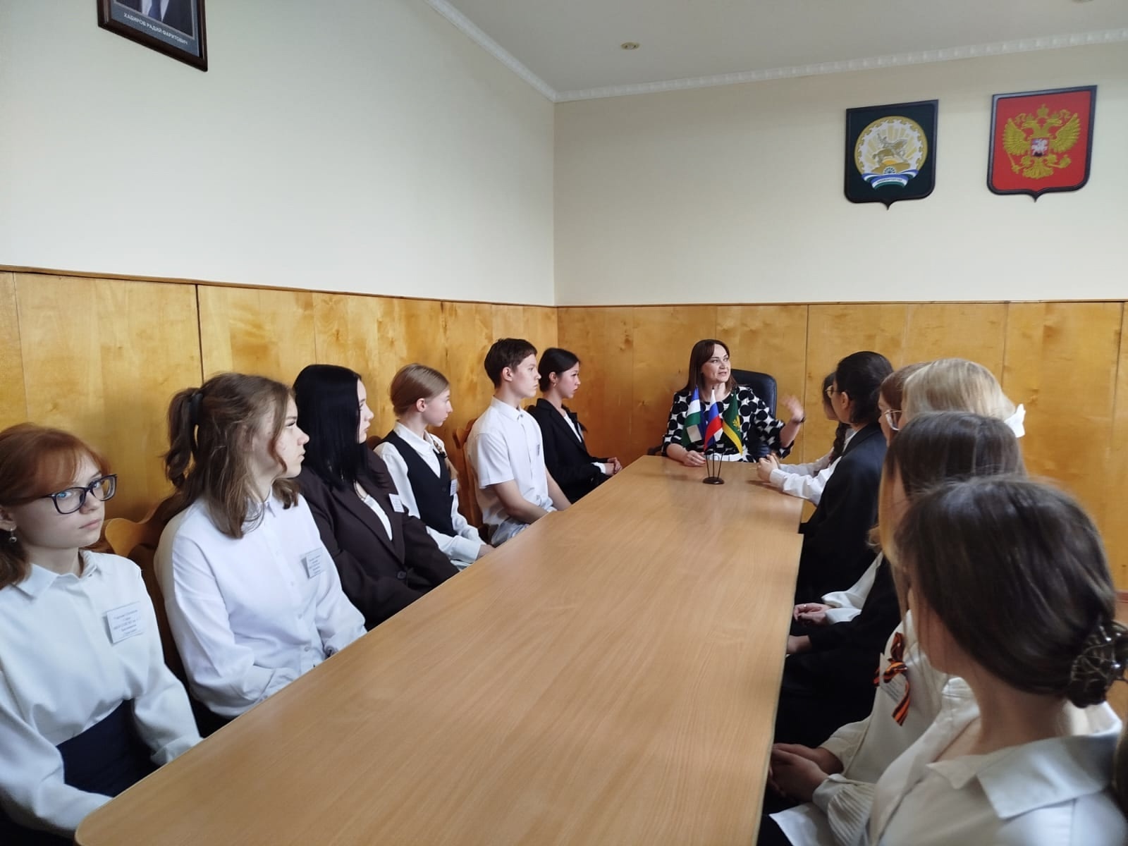 В Башкирии прошла встреча школьников с работниками муниципальных служб