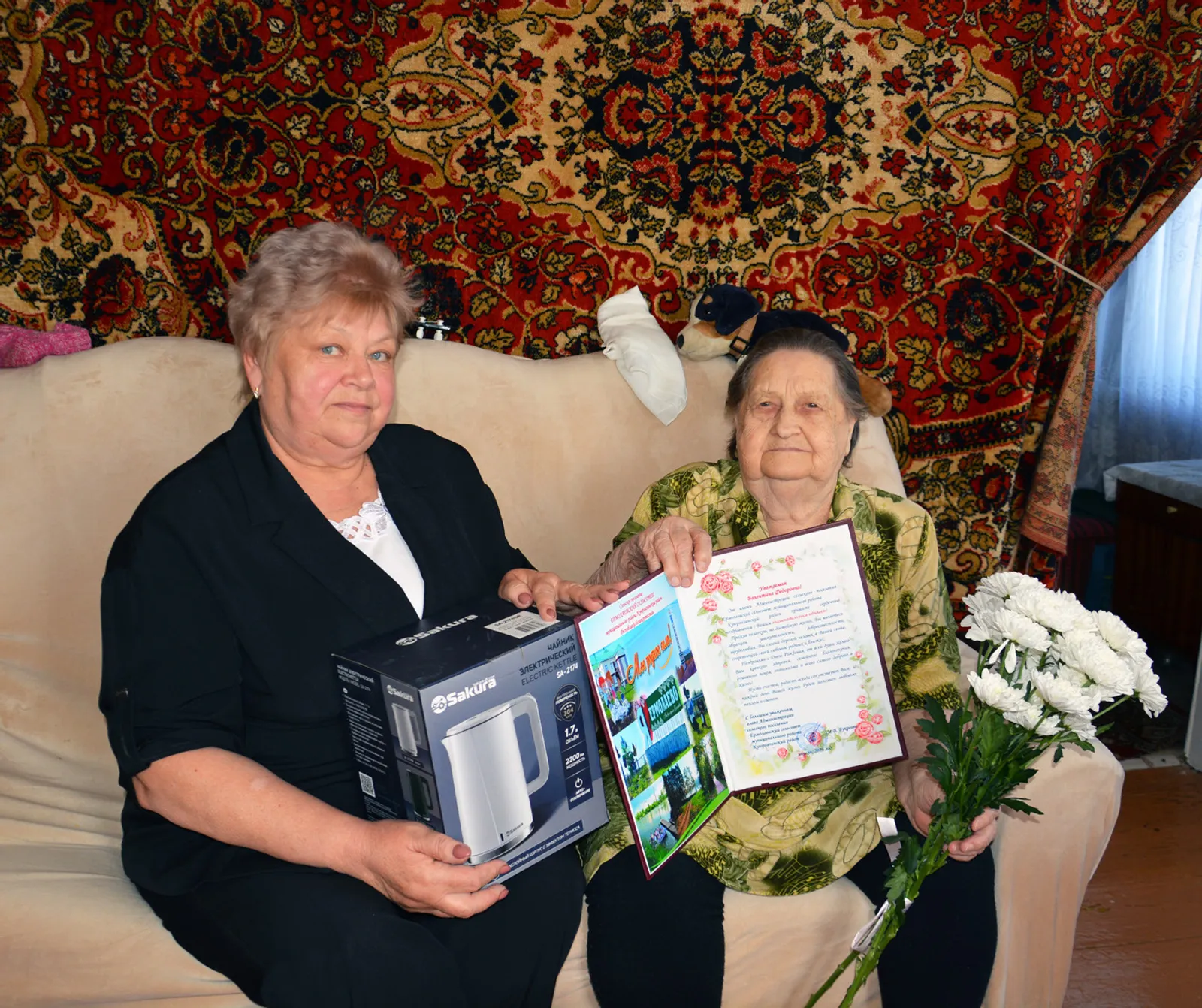 В свои 90 лет долгожительница Башкирии разводит цветы